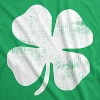 Womens Four Leaf Clover T Shirt Funny Saint Patricks Day Shamrock Lucky Green - Crazy Dog Women's T Shirt - 2 of 4