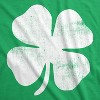 Mens Four Leaf Clover T Shirt Funny Saint Patricks Day Shamrock Lucky Green Tee - Crazy Dog Men's T Shirt - image 2 of 4