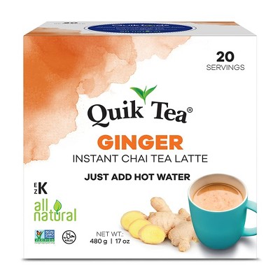 Quik Tea Ginger Chai 20 Bags (20 Count (Pack of 1))