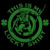 Juniors Womens Justice League St. Patrick's Day Green Arrow This is my Lucky Shirt T-Shirt - 2 of 4