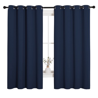 NICETOWN Grommet Top Blackout Curtains Thermal Insulated Noise Reducing Window Drapes 2 Panels for Bedroom Living Room Kitchen Office
