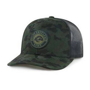 NFL Los Angeles Rams Fort Woodland Hat: Team Logo Adjustable Baseball Cap - 1 of 2