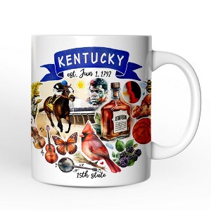 Artistic Kentucky State Themes and Landmarks Mug (Non-Custom Only)| OrnamentallyYou - 1 of 4