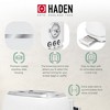 Haden Chelsea 2 Slice Wide Slot Stainless Steel Toaster for Bagels or Waffles with Adjustable Browning Control & Non-Slip Feet, Ivory & Chrome - 3 of 4