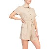 EG PRO Emma & Michele Shirt Collar Romper - 2 of 4