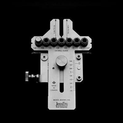 JessEm 08356 1/4" Stainless Dowelling Jig with Angle