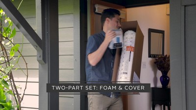 Mallard Green Water-Resistant Patio Seat Cushion