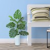 36" x 18" Artificial Monstera Plant in Ceramic Planter White - LCG Florals - 2 of 4