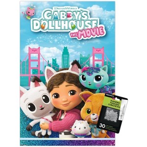Trends International Gabby's Dollhouse: The Movie (2025) - Key Art Unframed Wall Poster Prints - 1 of 4