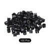 Unique Bargains Round Plastic Reusable Garment Hanger Marker Number Tag Black 100 Pcs - 3 of 3