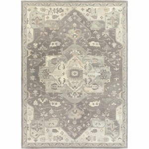 Hauteloom Broomfield 1145 Hand Tufted Blue Wool Rug - 1 of 4