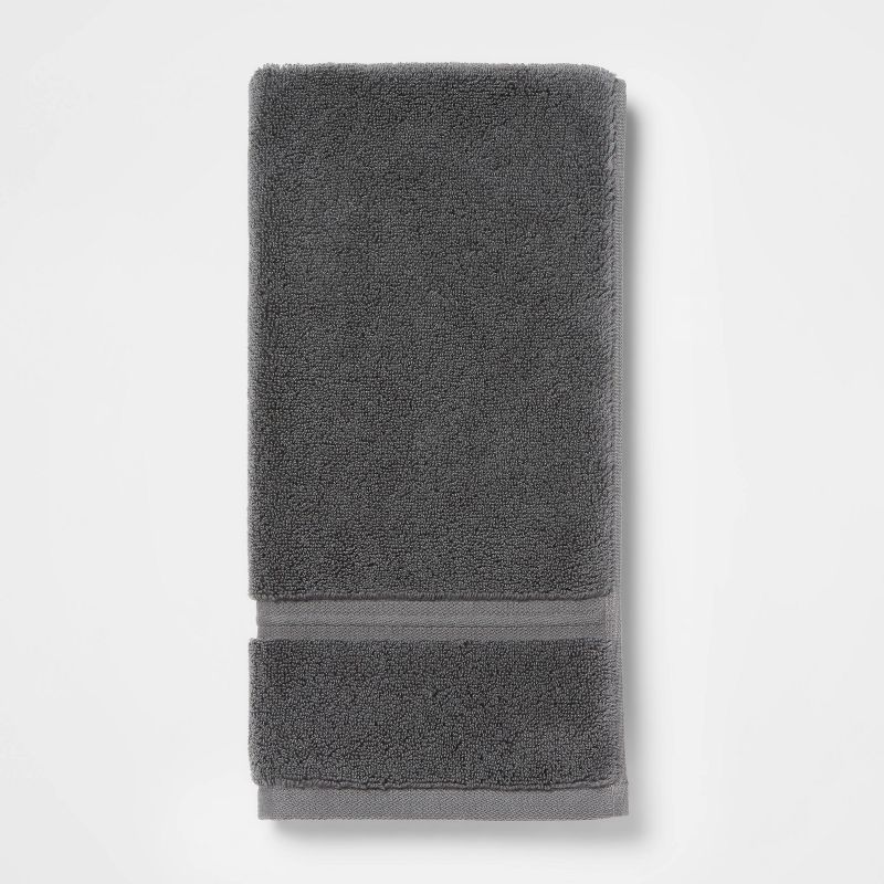 Spa Plush Hand Towel Dark Gray - Threshold&#8482;, 1 of 6