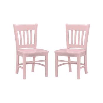 Set of 2 Romilly Kids' Chairs Pink - Linon