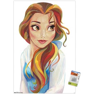 Trends International Disney Beauty And The Beast - Belle - Stylized Unframed Wall Poster Prints - 1 of 4