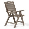 WestinTrends Malibu HDPE Adjustable Highback Folding Patio Dining Chair - 4 of 4