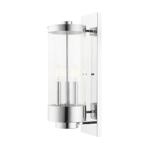 Livex Lighting Hillcrest 3 - Light Wall Light in  Polished Chrome - 1 of 4