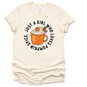 Simply Sage Market Women's Loves Pumpkin Spice Short Sleeve Graphic Tee - 1 of 2