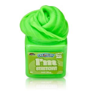 Cra-Z-Slimy I’m Stretchy Green Slime Jar 7.8oz - 1 of 4