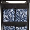 The Lakeside Collection Springtime Fashionable Rolling Shoe Storage - Rolling Shoe Storage Navy Floral - 2 of 2