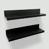 Set of 2 15" Picture Ledge Wall Shelf with Adhesive - Room Essentials™ - 3 of 3