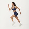 Anna-Kaci Active Women's Sports Bra with Scoop Neck, Wide Straps, and Contrast Stitch Detailing for Medium Support - 4 of 4