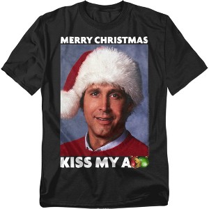 Christmas Vacation Merry Kiss Adult T-Shirt - 1 of 4