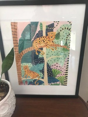 Modern Abstract Safari Cheetah Art Print by Simple Suol