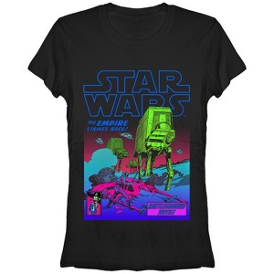 Juniors Womens Star Wars AT-AT Retro Battle T-Shirt - 1 of 3