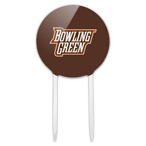 Bowling Green Secondary Logo  Acrylic Cake Topper Party Decoration for Wedding Anniversary Birthday Graduation - 1 of 4
