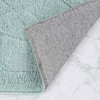 Medallion Textured Machine Washable Bath Rugs, Set of 2 by Blue Nile Mills - 4 of 4
