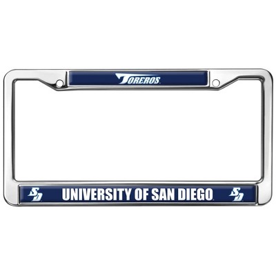 University of San Diego Toreros Logo Full Size Standard License Plate Metal Frame