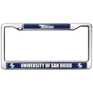 University of San Diego Toreros Logo Full Size Standard License Plate Metal Frame - 1 of 4