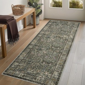 Fulvari Boho Bedroom Area Rug,Soft Vintage Washable Rugs for Living Room,Non Shedding Disdressed Floor Carpets for Home Decor Dining Room - 1 of 4