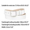 Allegra K Women Pin Buckle Belt Soft Wide Waist Belt Casual Dresses Jeans Pants 1 Pc - 3 of 4