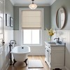 Dsvimoy Curtain Panel Galen Matte Cordless Roman Blind for Trendy Home Decor, Off-White, 5.96"*9.25"*8.07" - 4 of 4