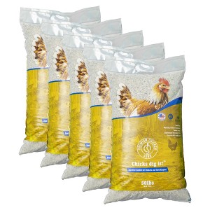 Premium Chicken Sand, Odor Eliminating Bedding for Coops, 50 Lb Bag, 5 Pack - 1 of 4