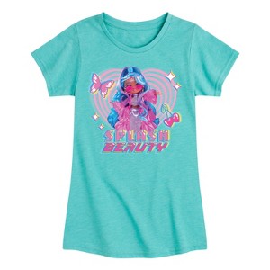 Girls' - LOL Surprise! - Splash Beauty w/ Butterflies & Hearts Fitted Short Sleeve Graphic T-Shirt - 1 of 4