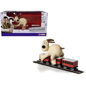 Train Coaches and Gromit Figure 5 piece Set "The Wrong Trousers" (1993) Movie "Wallace & Gromit" Diecast Model Car by Corgi - 1 of 4