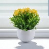 Unique Bargains Artificial Plants Semi-circle Lotus Bowl Plastic 2.95"x2.95"x6.69" 1 Pc - 2 of 4