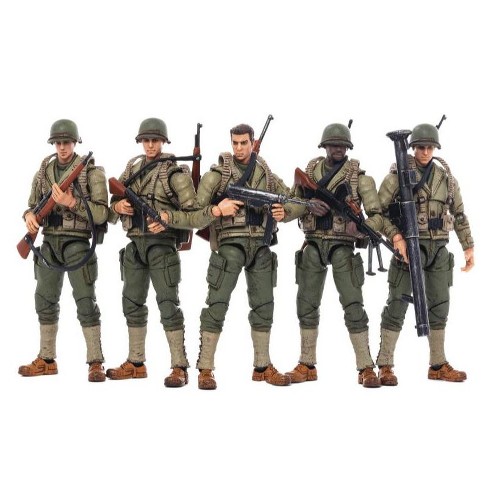 Wwii Us Army Set Of 5 Joy Toy Action Figures Target