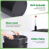 Nasitip 2PACK Square Planter Set, 20''Tall Planters with Built-in Drainage, Water Level Monitor, and Wheels for Easy Movement - 4 of 4