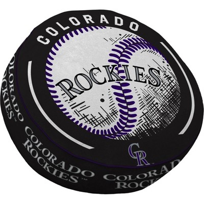 MLB Colorado Rockies Baseball Circle Plushlete Pillow