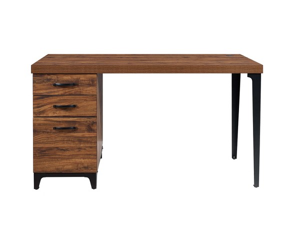Lindsey Computer Desk - Antique Walnut - Whalen