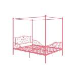 Full Clara Metal Bed Pink - Room & Joy