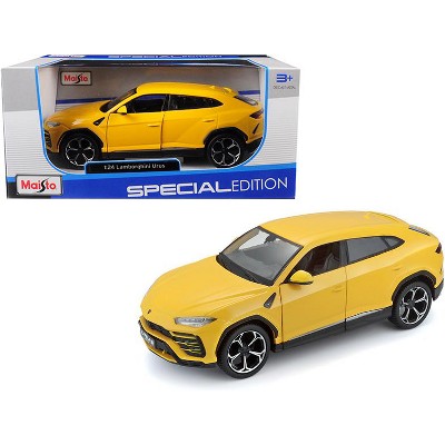 Lamborghini Urus Yellow 1/24 Diecast Model Car by Maisto