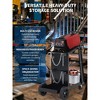 3 Tier Welding Cart, Heavy Duty WelderCart with 360¡ã Swivel Wheels, Tank Storage Safety Chains, Rolling MIG Welder Cart - 3 of 4
