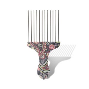 Unique Bargains Metal Hair Pick Assorted Color 1 Pc - 1 of 4