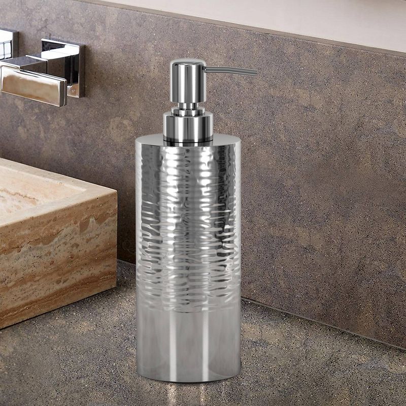 Metropolitan Metal Liquid and Soap Dispenser - Nu Steel, 5 of 8
