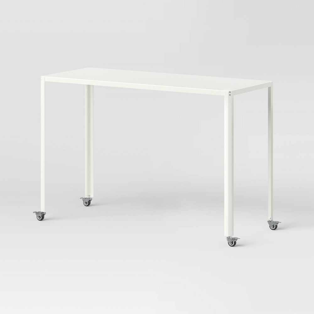Metal Desk Chalk White - Room Essentials™