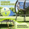 AMERLIFE 8FT 10FT 12FT 14FT 15FT 16FT Outdoor Trampoline with Enclosure Net and Ladder, Recreational Trampolines for Kids and Adults - 3 of 4